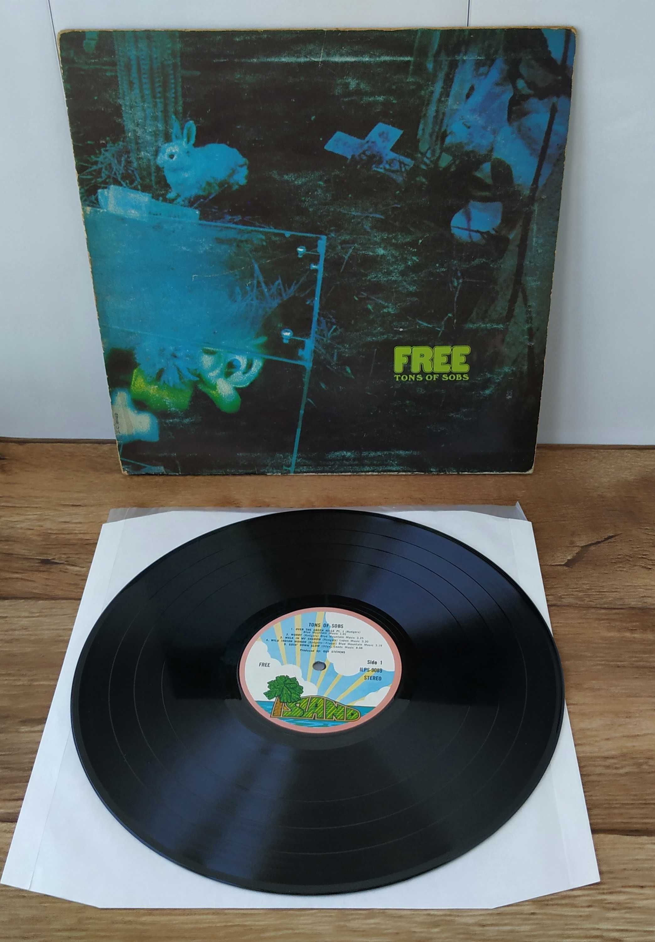 Free ‎– Tons Of Sobs 1969 Repress UK Edition