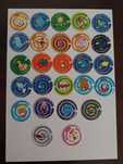 Pokémon Voa Tazos, vários disponíveis, raros, coleção limitada vintage