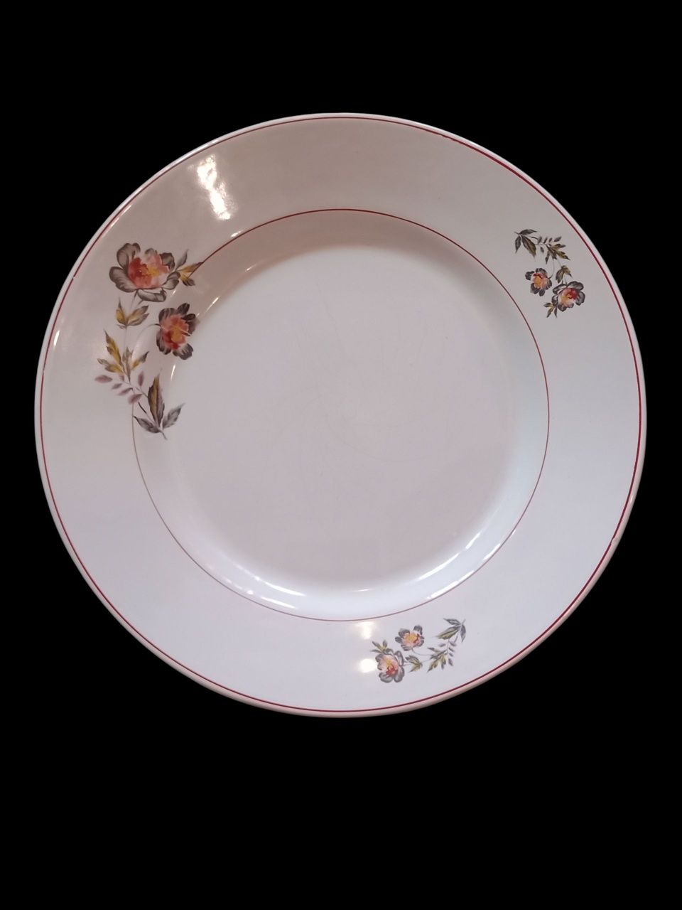 Conjunto 10 pratos antigos 5 sopa e 5 raso