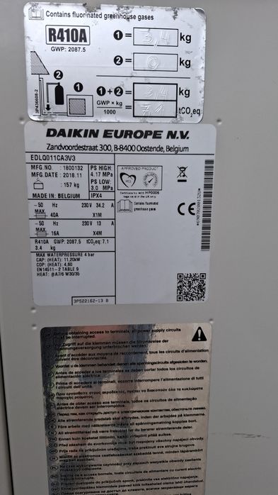 Bomba de calor daikin