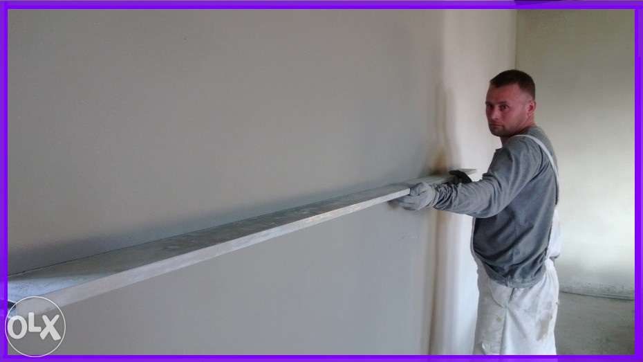 Tynki maszynowe gipsowe cementowo wapienne na gładko WOLNE TERMINY