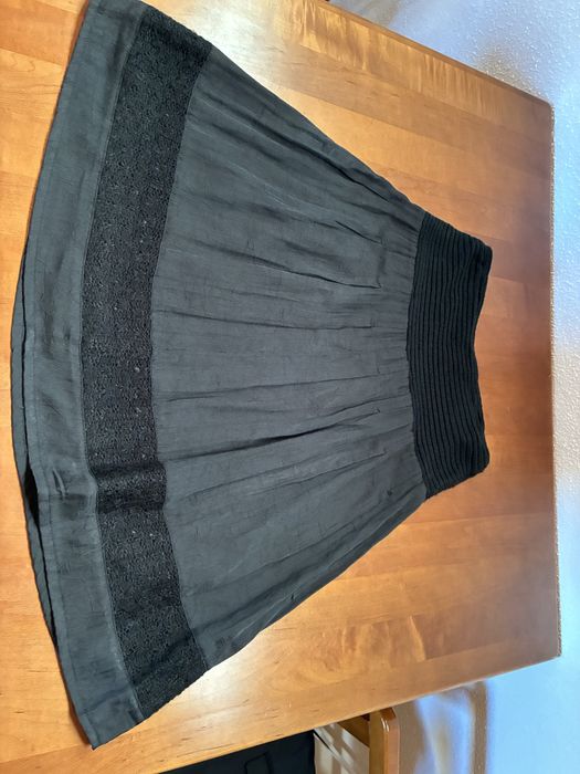 Saia preta, marca Promod, tamanho 36