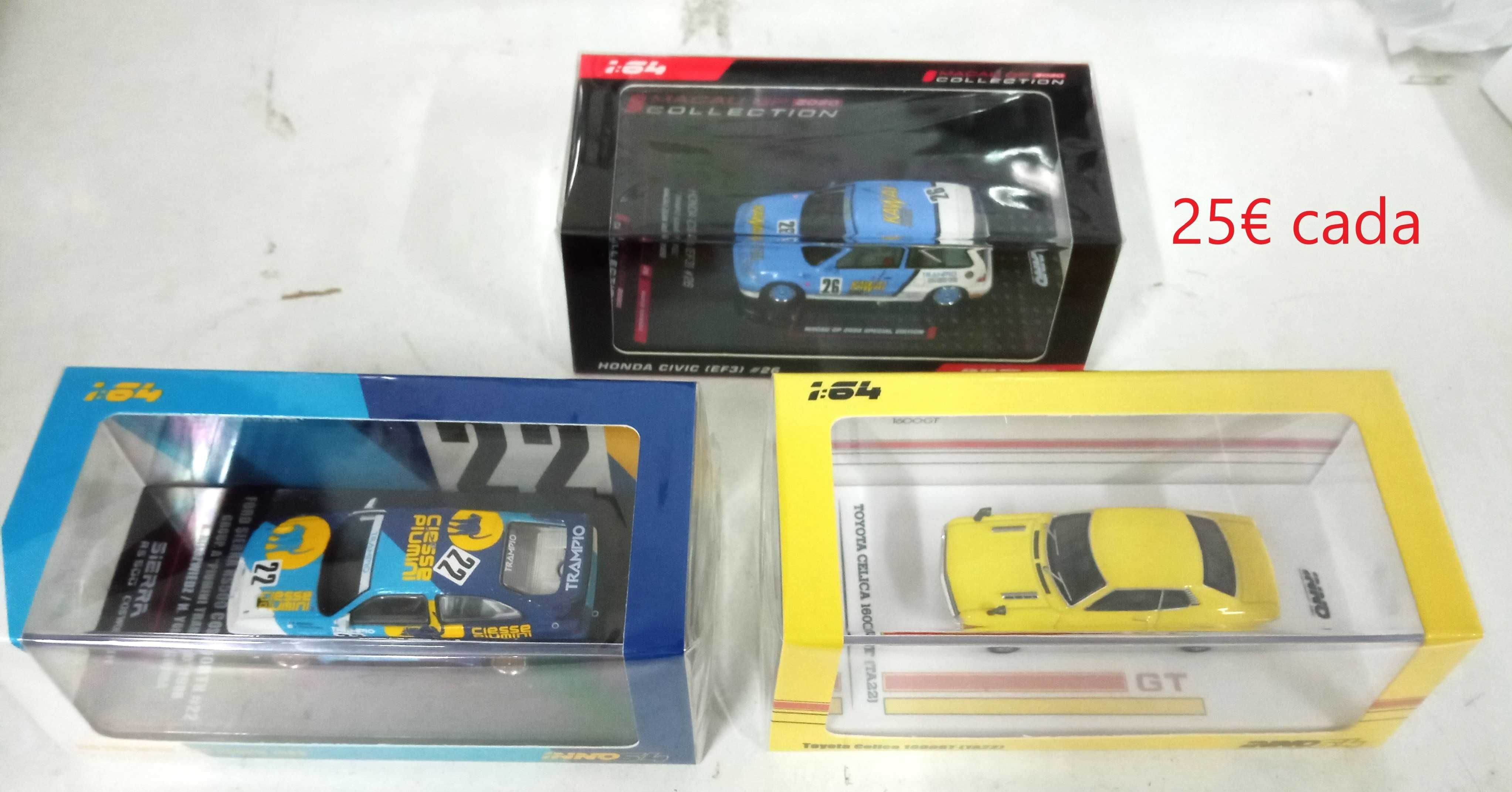 Inno 64 - Skyline, Lancer Evolution, Civic outros, Preços 23€ a 25,50€
