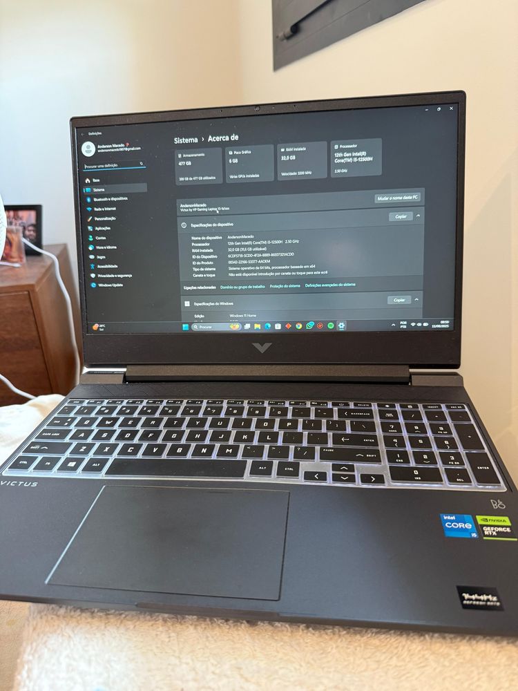 Notebook HP Victus Gaming
