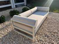 KANAPA SOFA ogrodowa na taras leżanka wygodna wałki