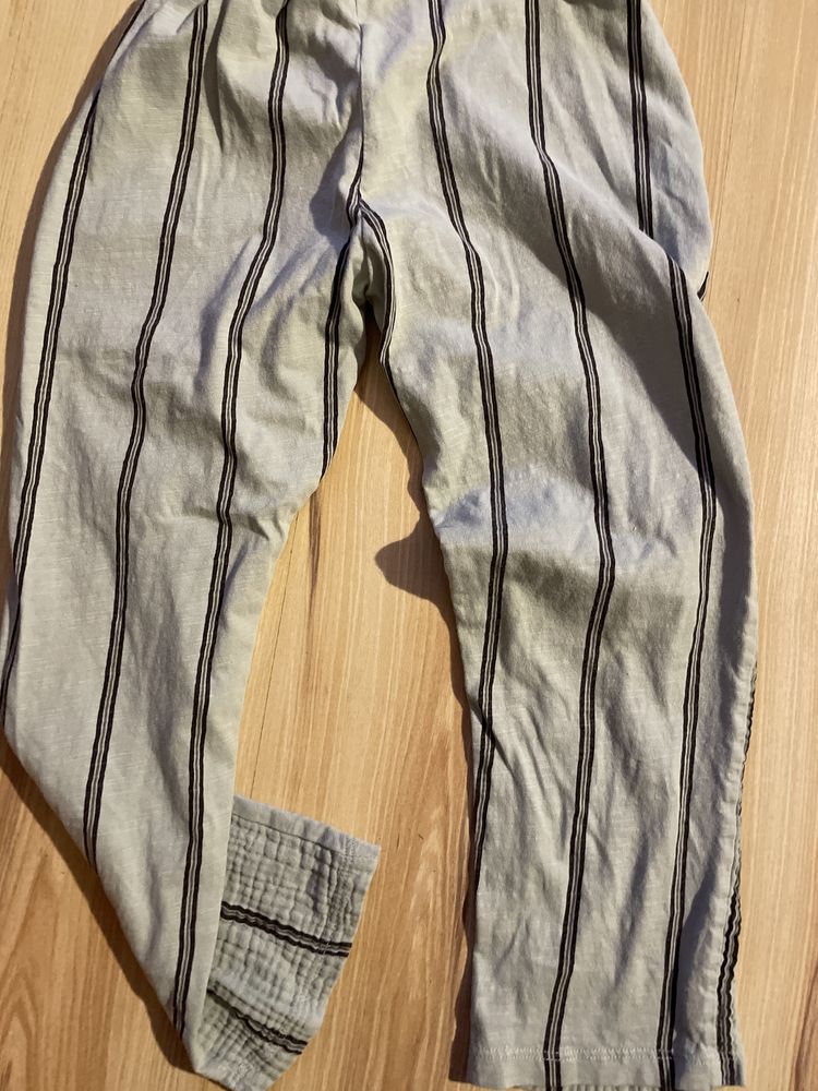 Spodnie Zara 116  5-6 lat  muślinowe
