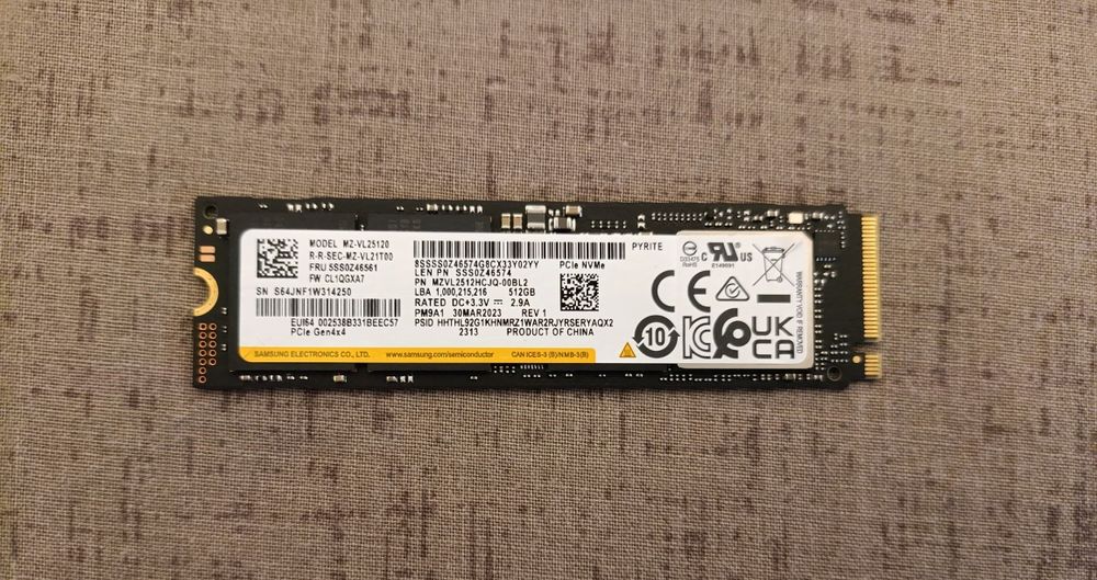 SSD диск Samsung 980 PRO 512Gb OEM PM9A1 M2 PCI-E 4.0 500Gb