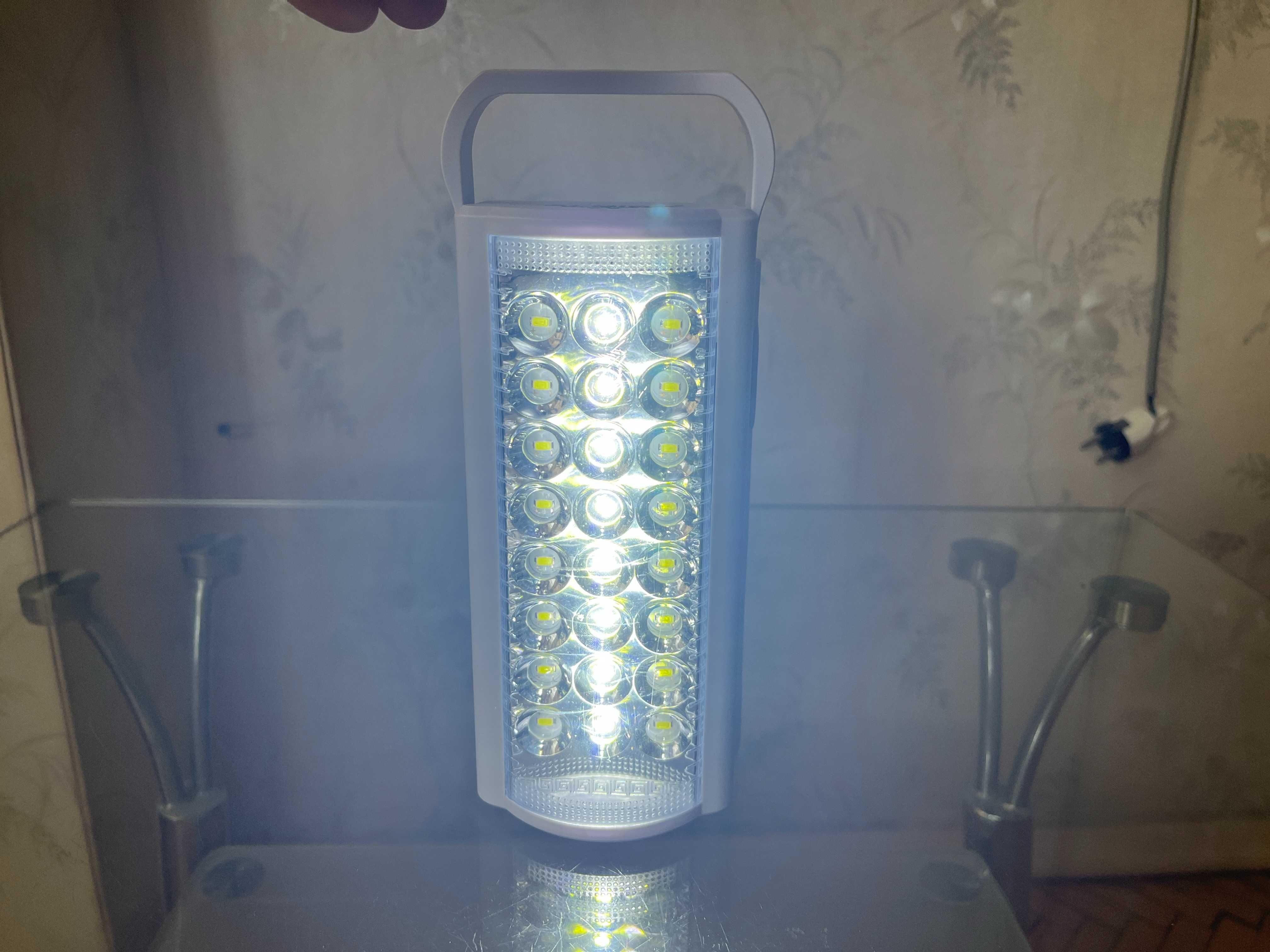 Фонарь светодиодный ALMINA DL-2424 24 LED на аккумуляторе