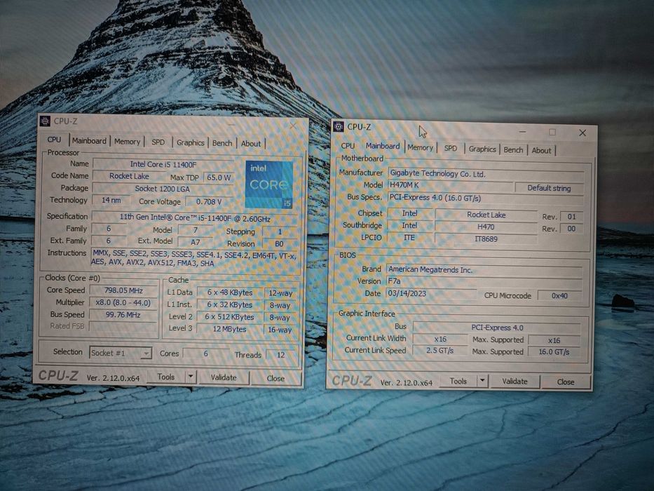 i5 11400f h470 m k