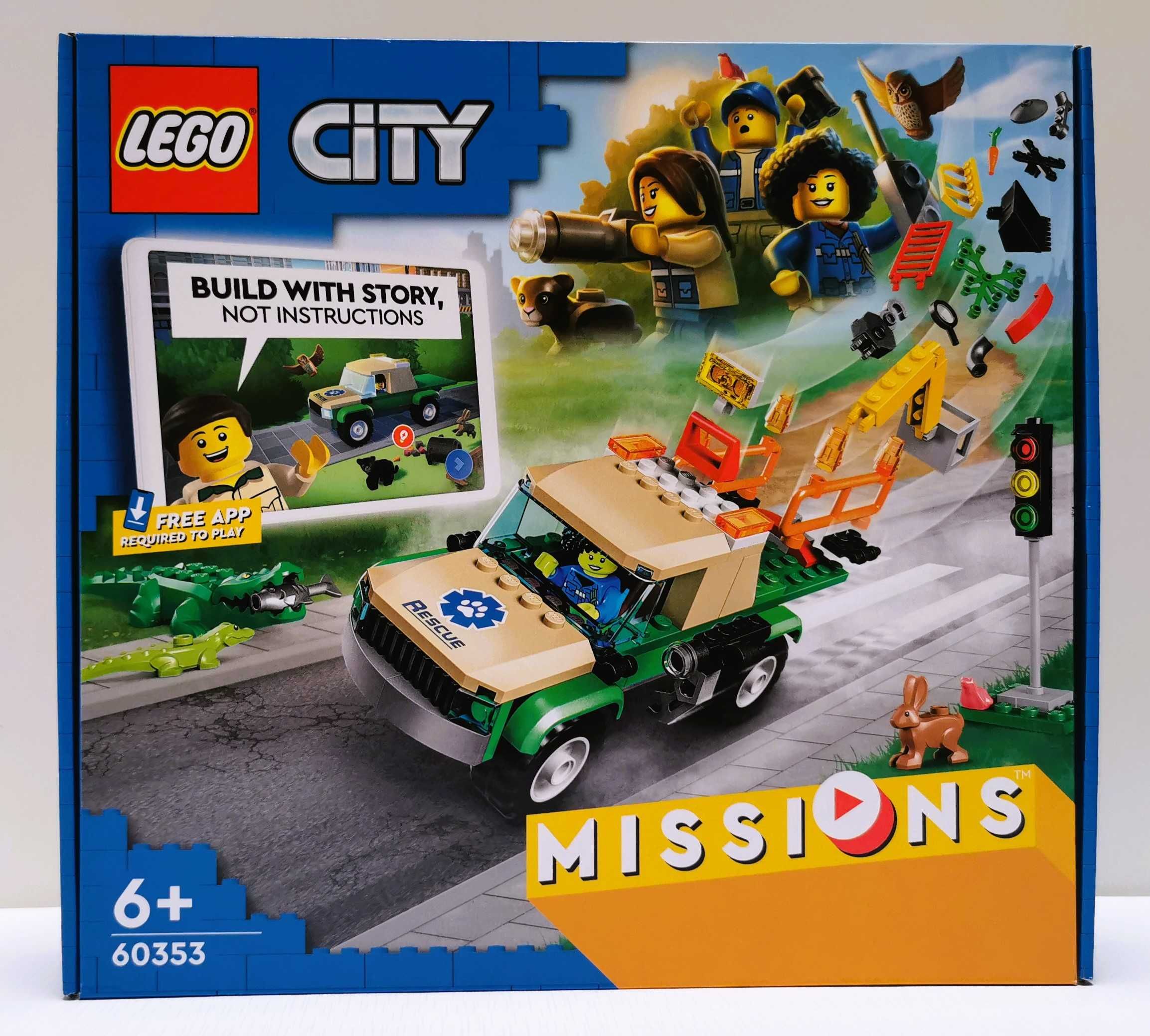 LEGO City 60353 Misja ratowania dzikich zwierząt