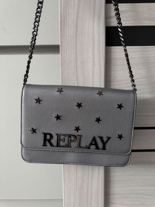 Сумка Replay, сріблястого кольору
