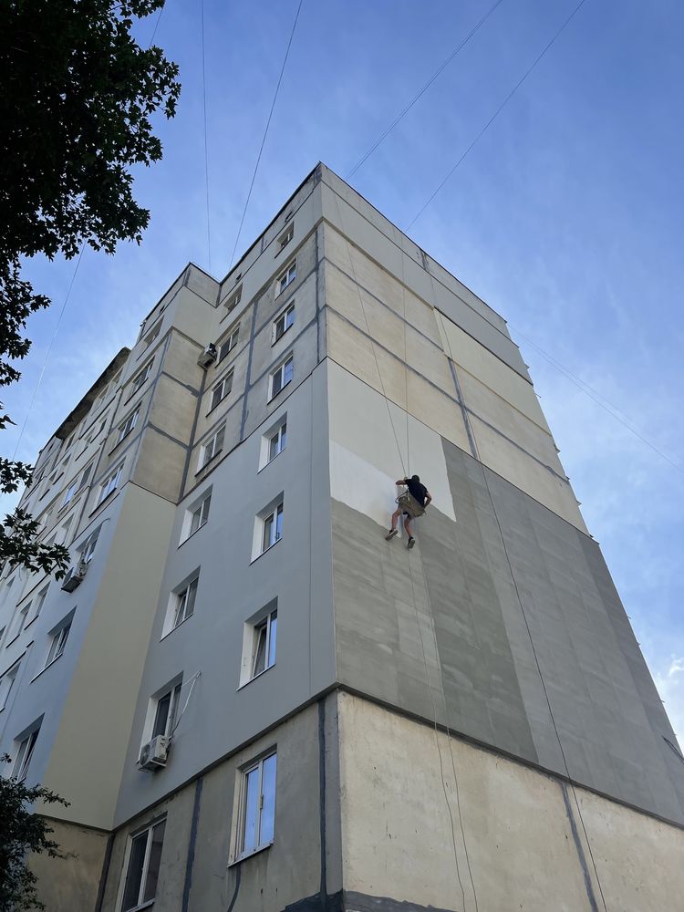 Зовнішне утеплення фасадів,квартир ,будинків