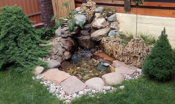 Виготовлення садових водоспадів з натурального каменю