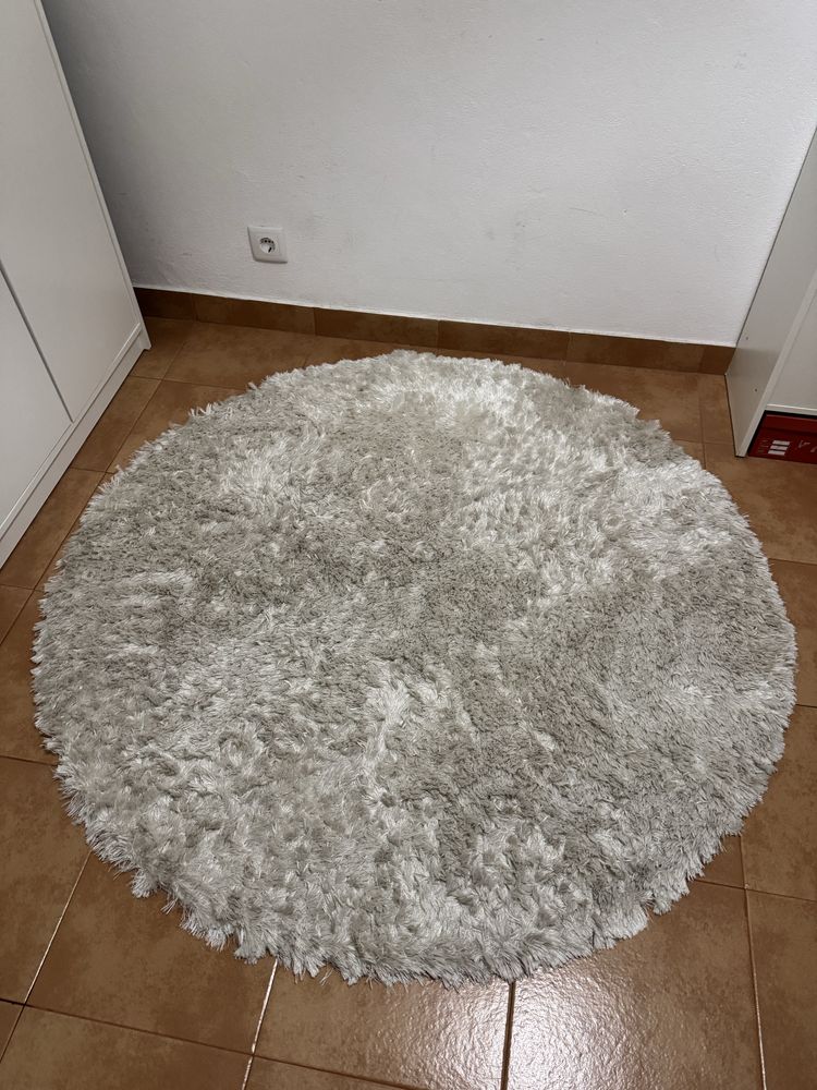 Tapete de pêlo Bege