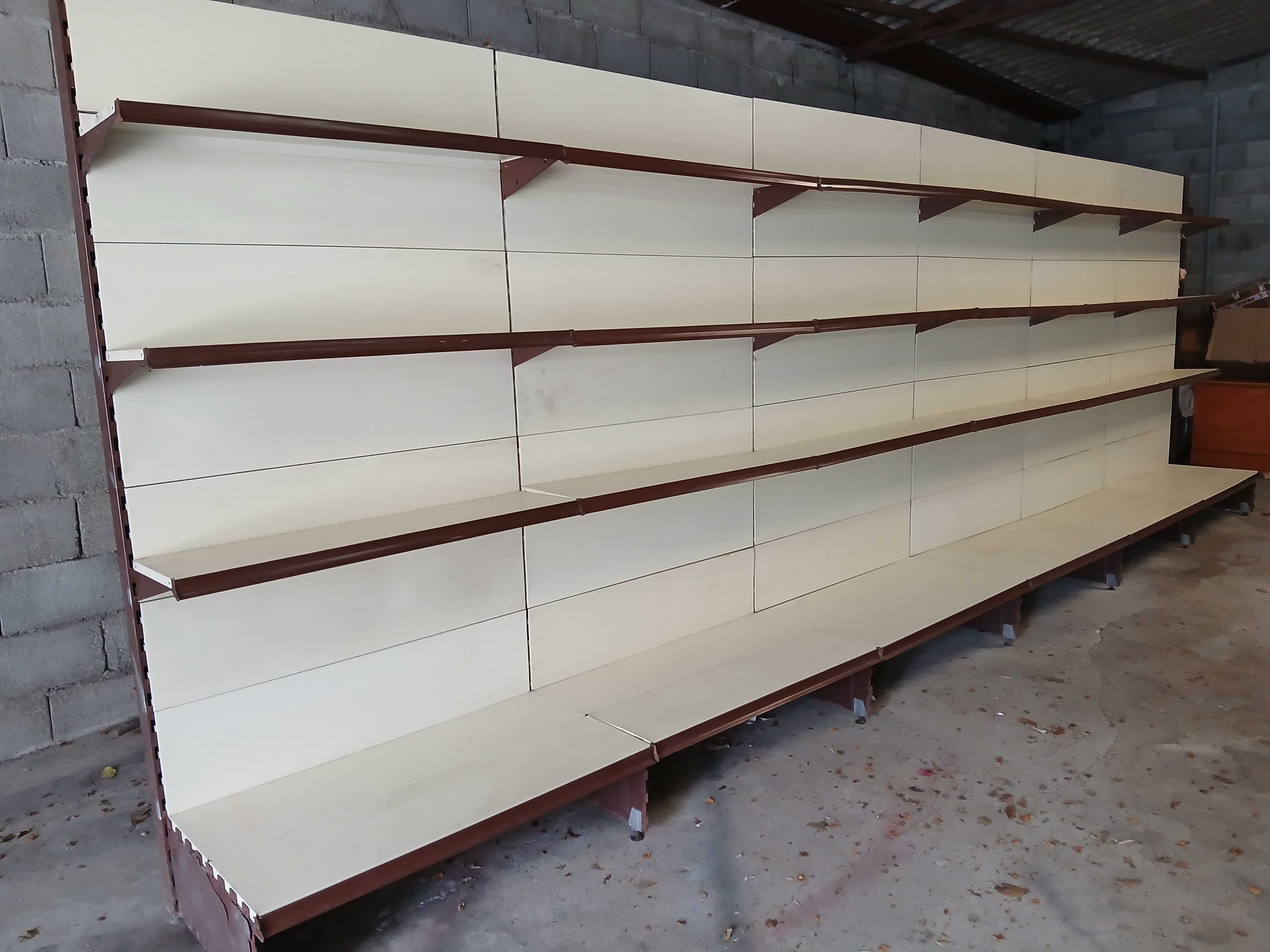 Estantes / Prateleiras Supermercado ou outros Estb.Comerciais- 6 x 1mt