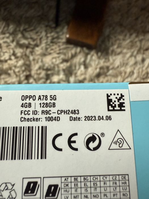 Telefon Oppo A78 5G 4/128 Nowy.