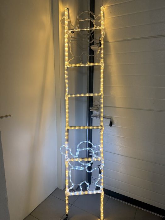 Escada em led de natal