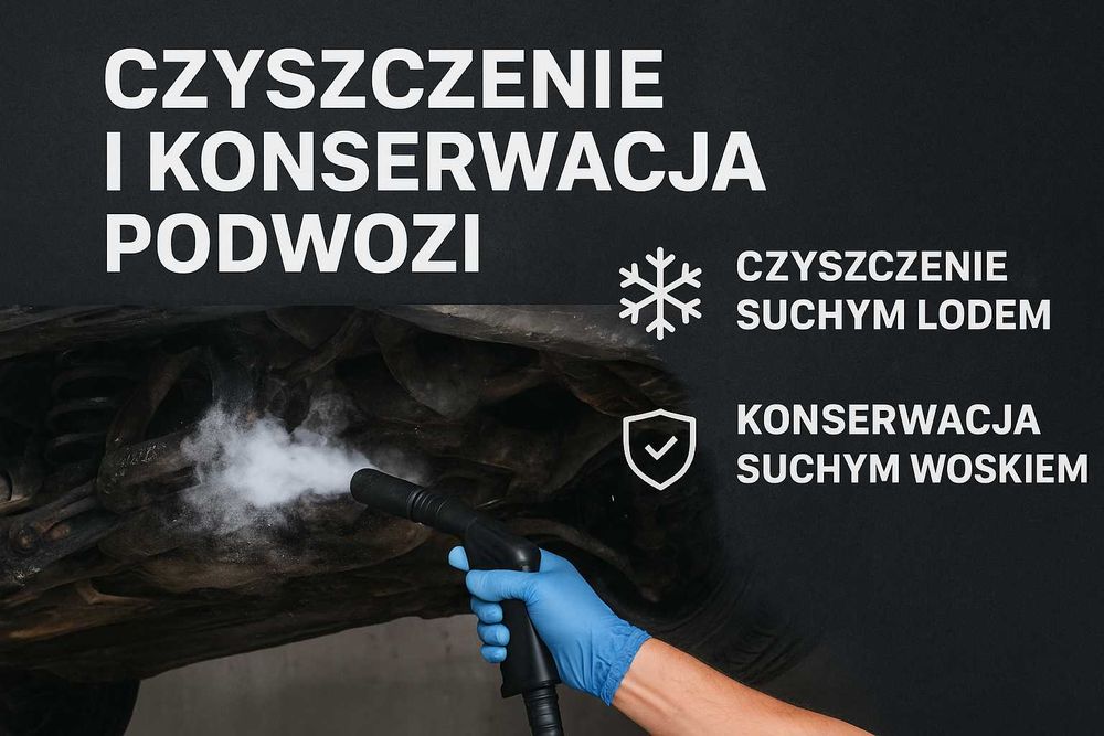 Czyszczenie podwozia suchym lodem konserwacja *nowe i klasyki*