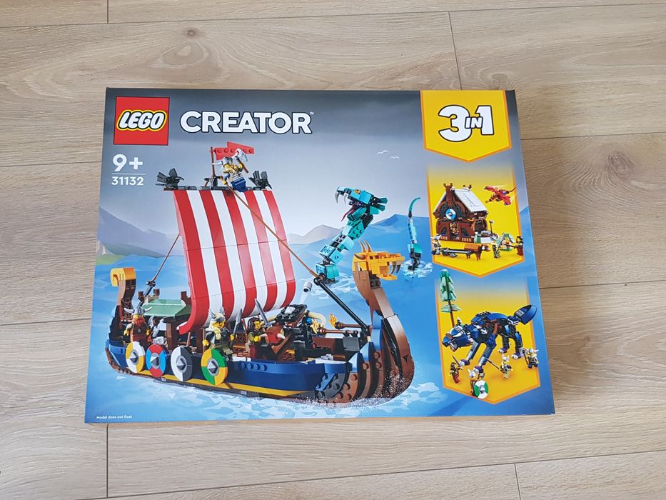 Lego 31132 Statek wikingów i wąż z Midgardu