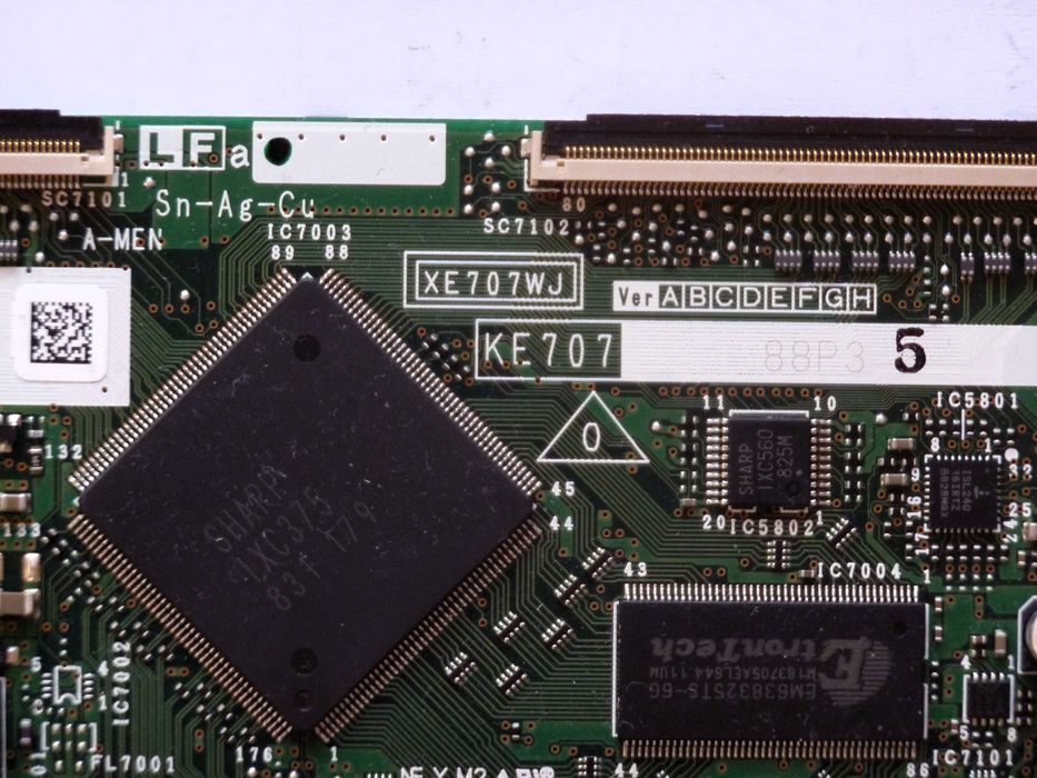 Logika, t-con CPWBX RUNTK 4010TP XE707WJ do SHARP Aquos LC-32DH65E 32"