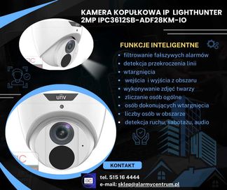 Kamera kopułkowa IP Lighthunter 2MP IPC3612SB-ADF28KM-IO