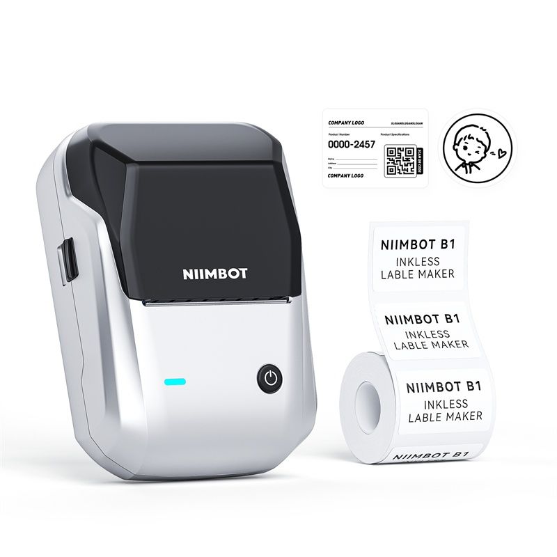 Термопринтер NIIMBOT B1 + 1 рулон
