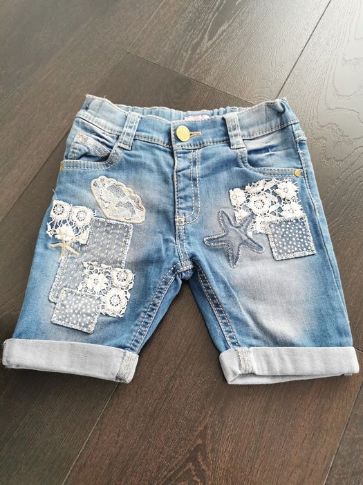 Spodenki dżinsowe jeans rozmiar 98/104 F&F