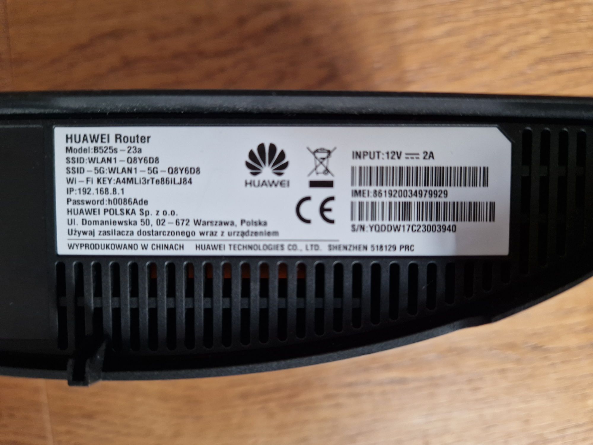 Router 4G Huawei B525