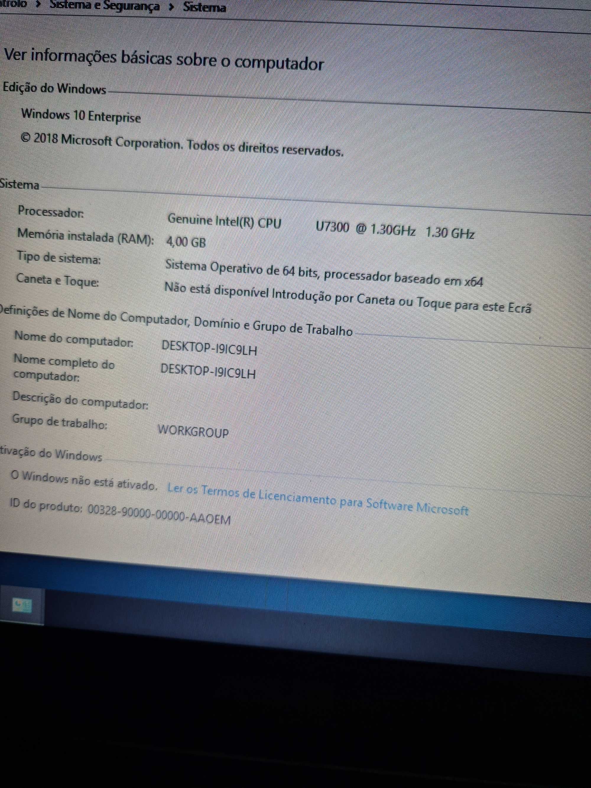 motherboard asus UL50VG com processador U7300 testada sem anomalia