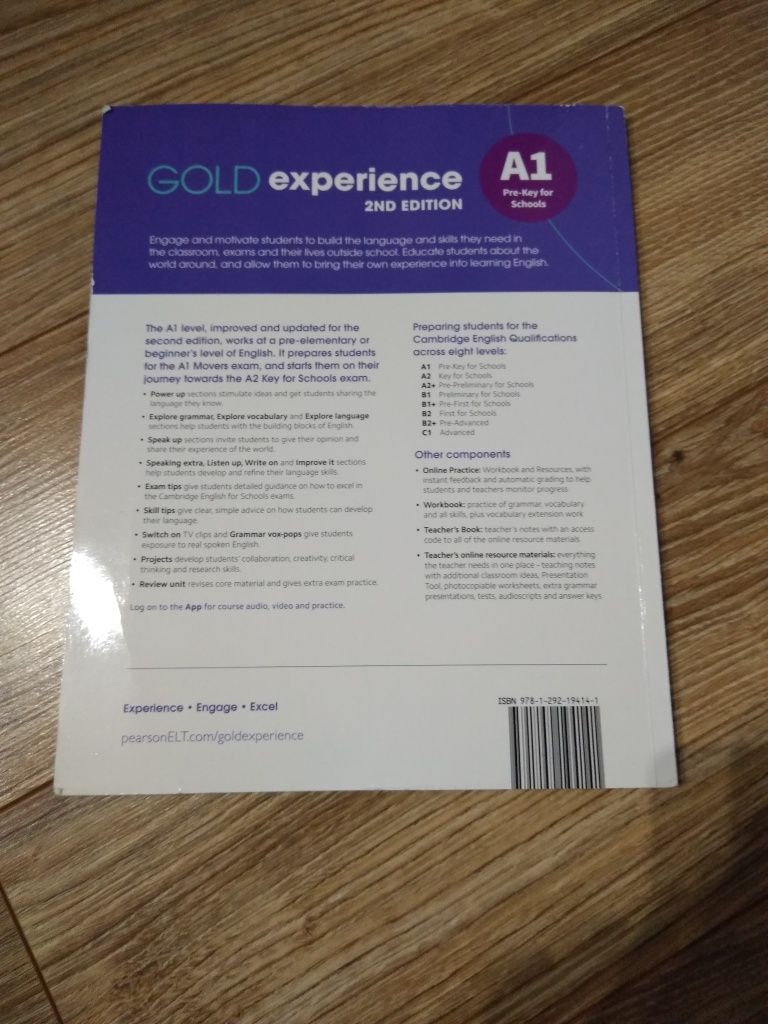 Gold experience Student's book A1