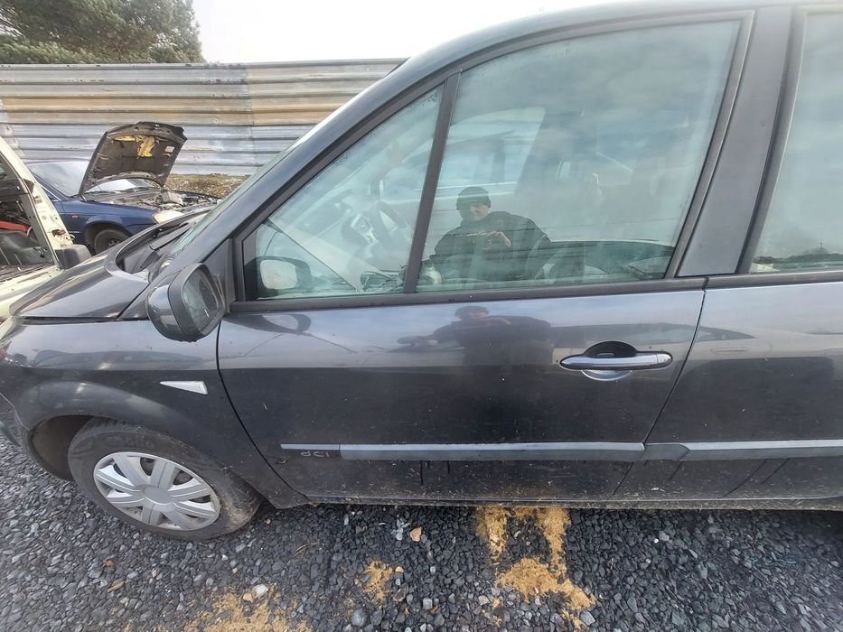 RENAULT SCENIC II DRZWI LEWY PRZÓD PRZEDNIE LEWE KOMPLETNE TEB66 43/10