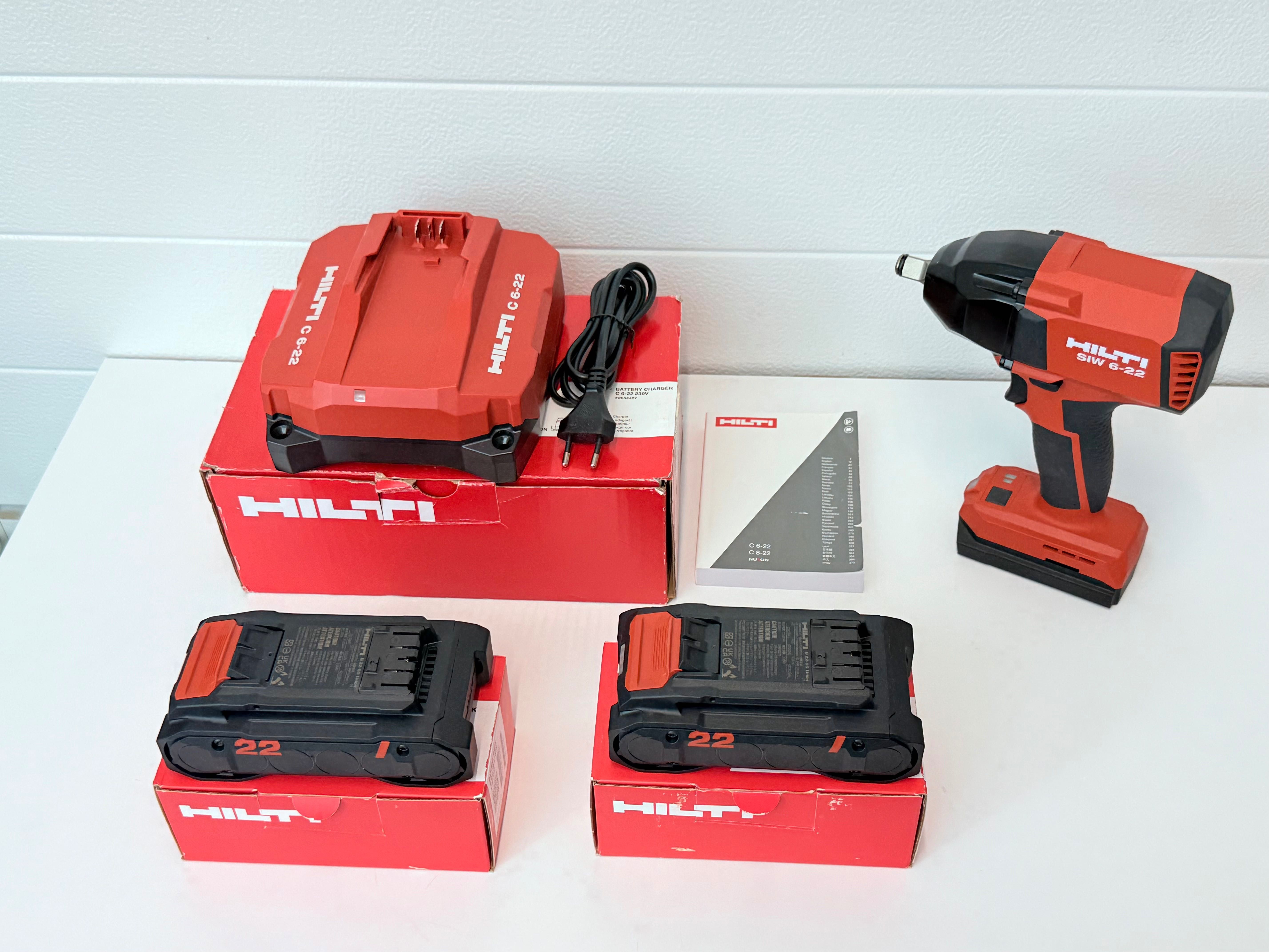 HILTI NURON zakrętarka z udarem HILTI SIW 6-22 2xAKU wysyłka gratis
