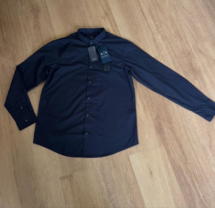 Сорочка Armani Exchange limited edition синя оригінал M нова