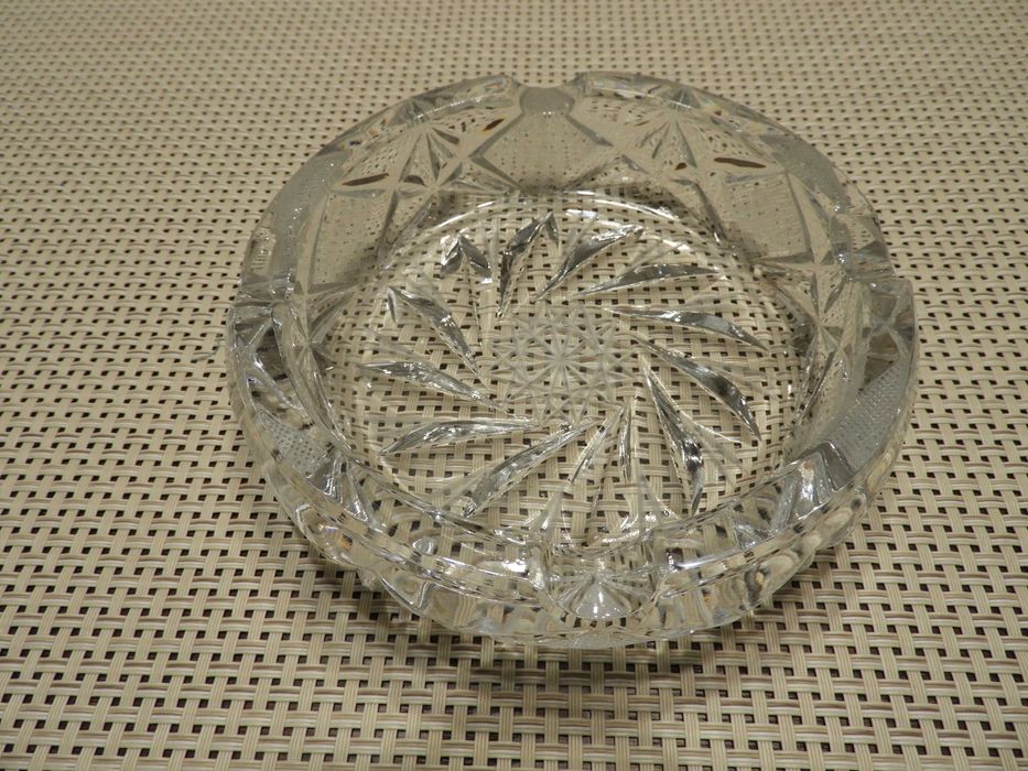 Popielniczka mała - kryształ PRL