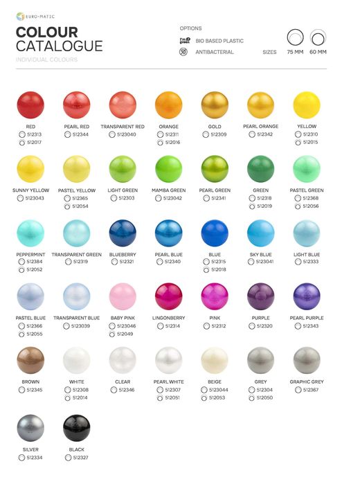 Bolas para piscina de bolas infantil - 500 bolas - 60mm