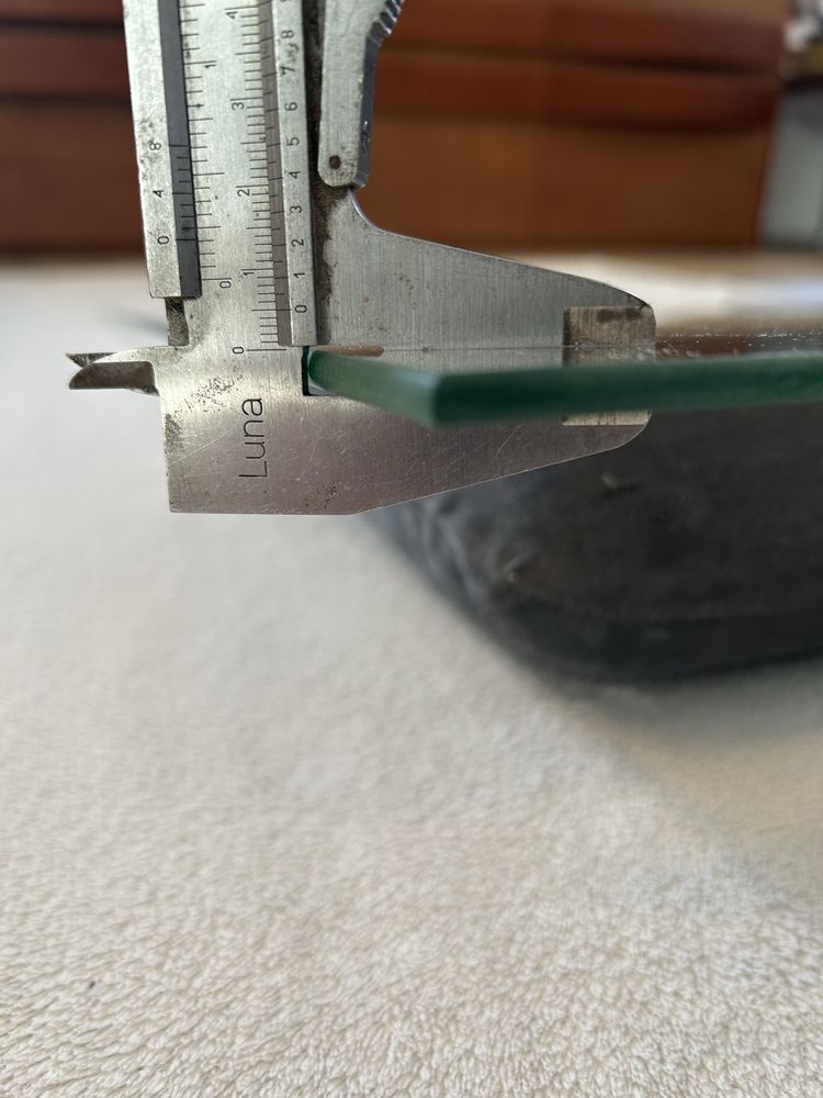 Szyba hartowana przed kominek 100X50