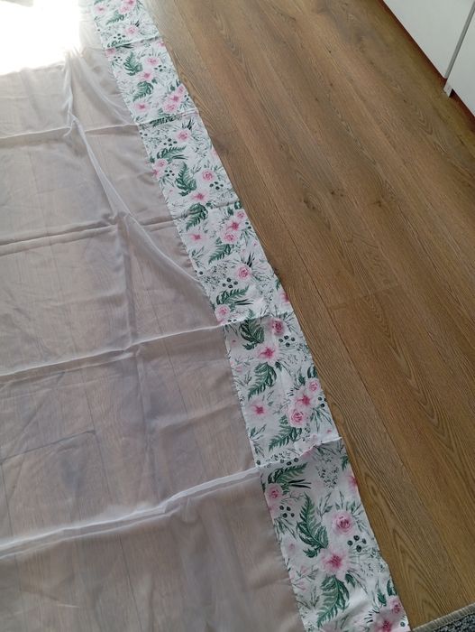 Piękna firana z tunelem
