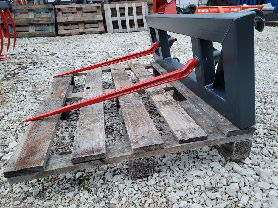 karetka widły do palet kły do bali siana balotów słomy euro-ramka tur