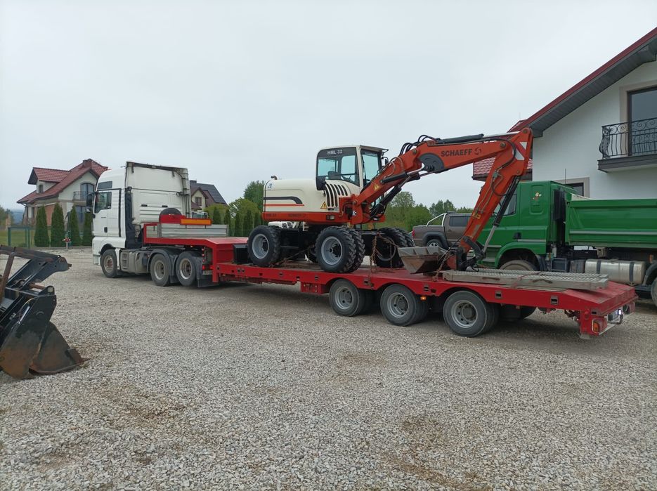 Rozbiórki wyburzenia budynków roboty ziemne transport koparki