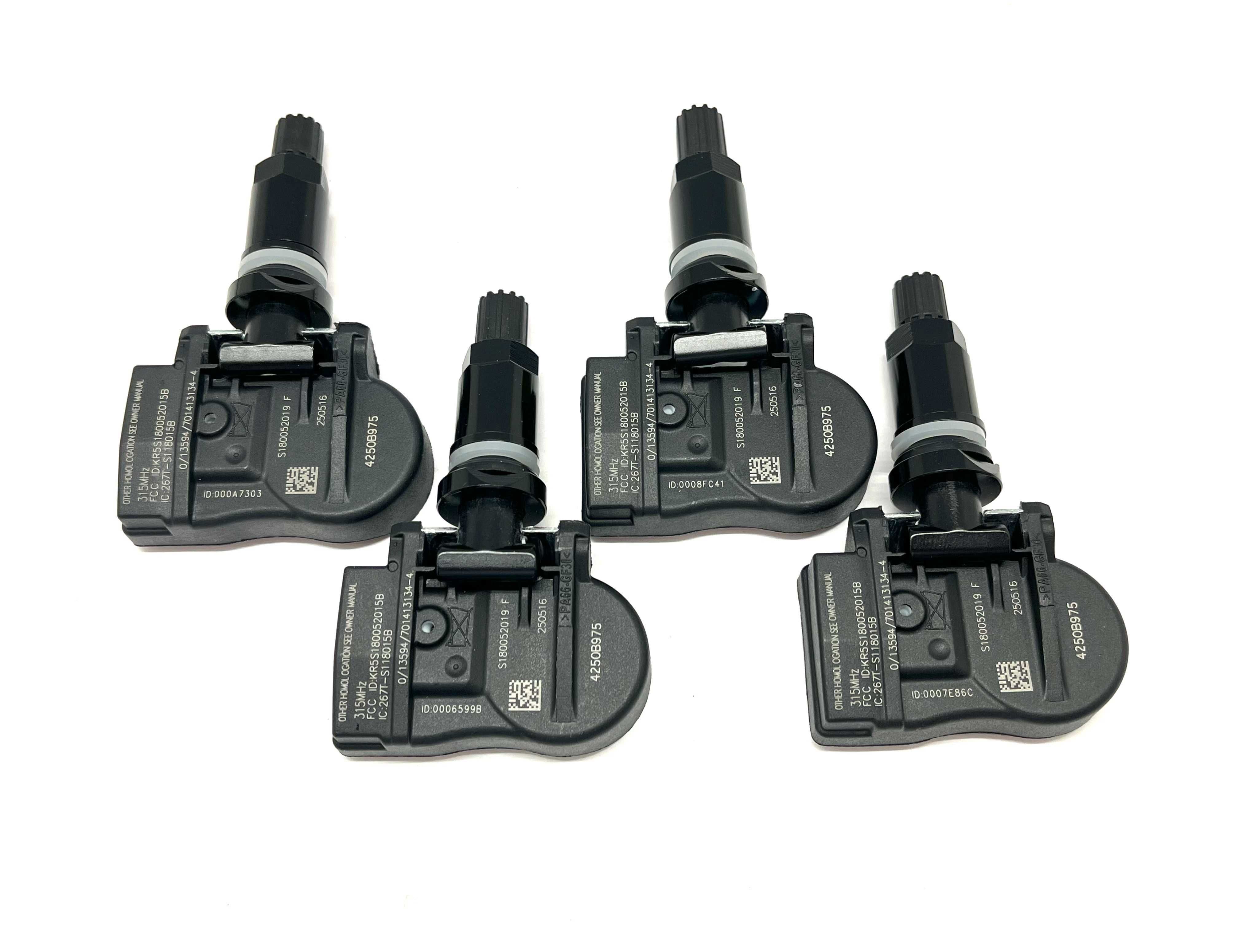 4x czujnik ciśnienia TPMS MITSUBISHI ASX Lancer Outlander USA 4250B975