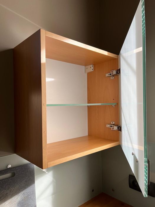 Zestaw szafek kuchennych stolarz solidne unikatowe fornir bukowy