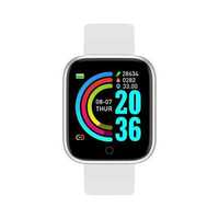 Smartwatch - inteligentna opaska, biały smartwatch + DRUGI GRATIS