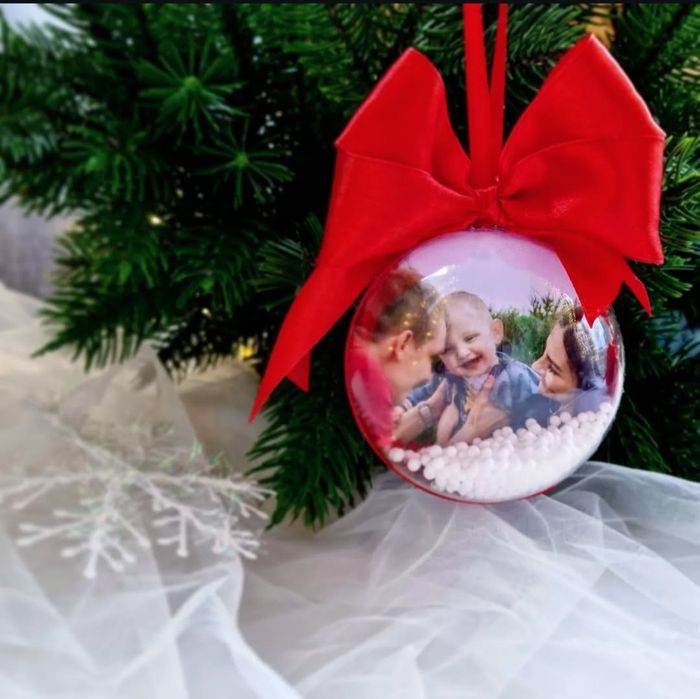 Кулька з фото на ялинку