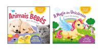 Livro de Puzzles: Magia dos Unicórnios / Animais Bebés