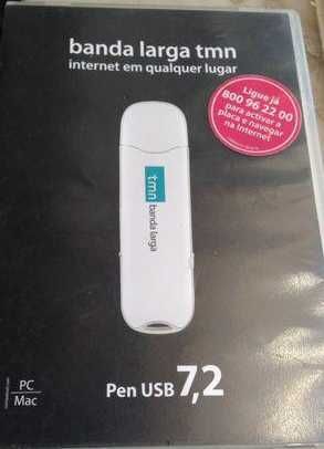 Pen 3G meo/tmn + leitor de cartões micro sd