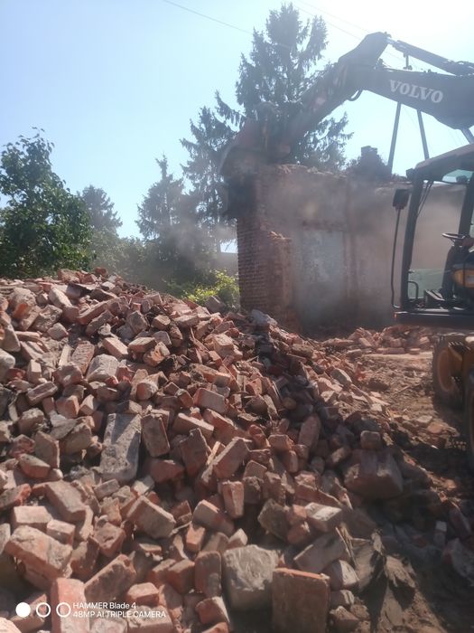 Pracę ziemne, wykopy rozbiórki niwelacja terenu