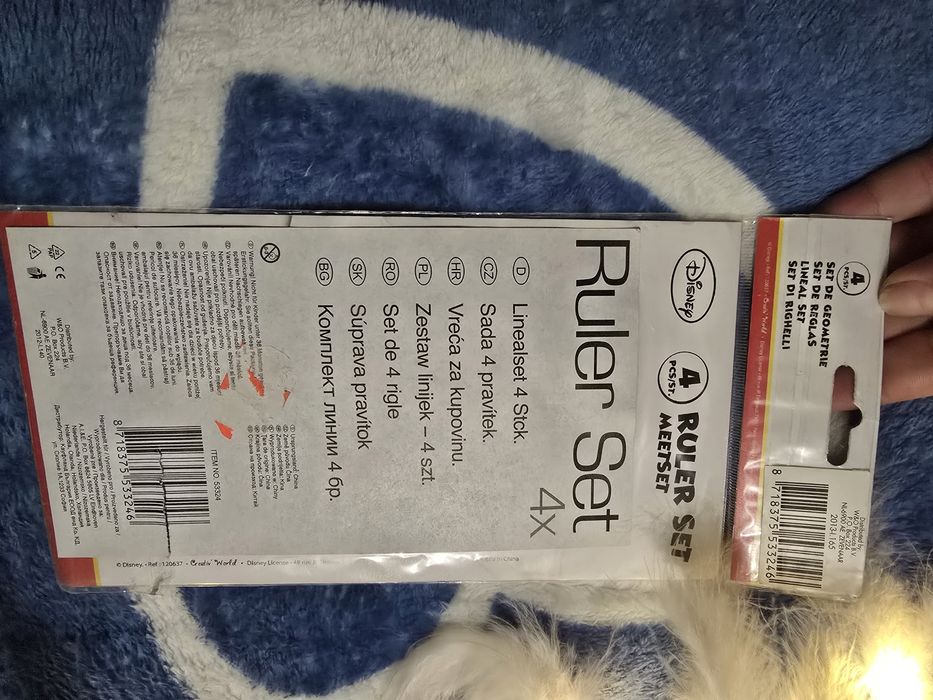 Zestaw linijek  4 sztuki