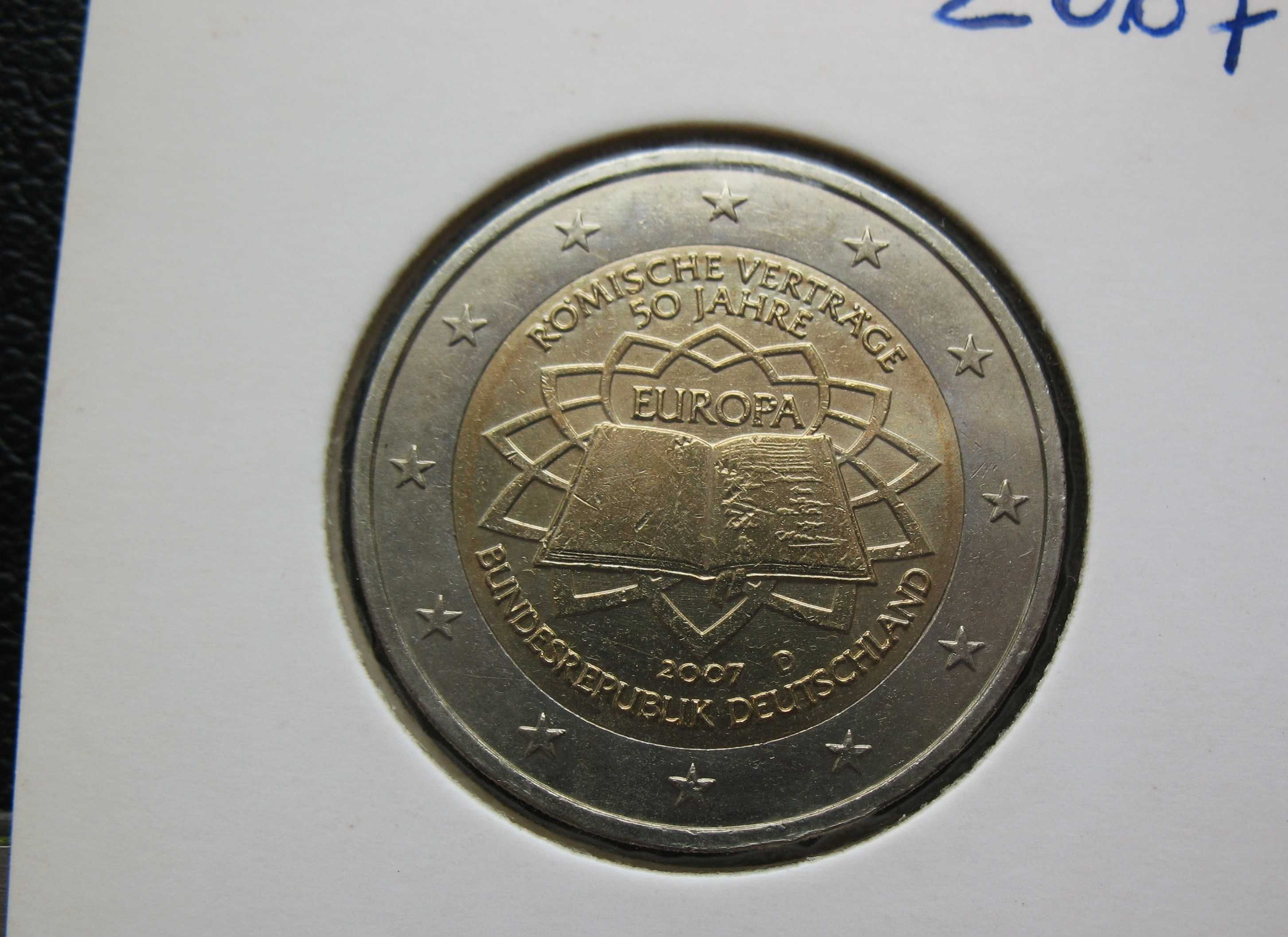 2 euro Niemcy 2007 Traktaty