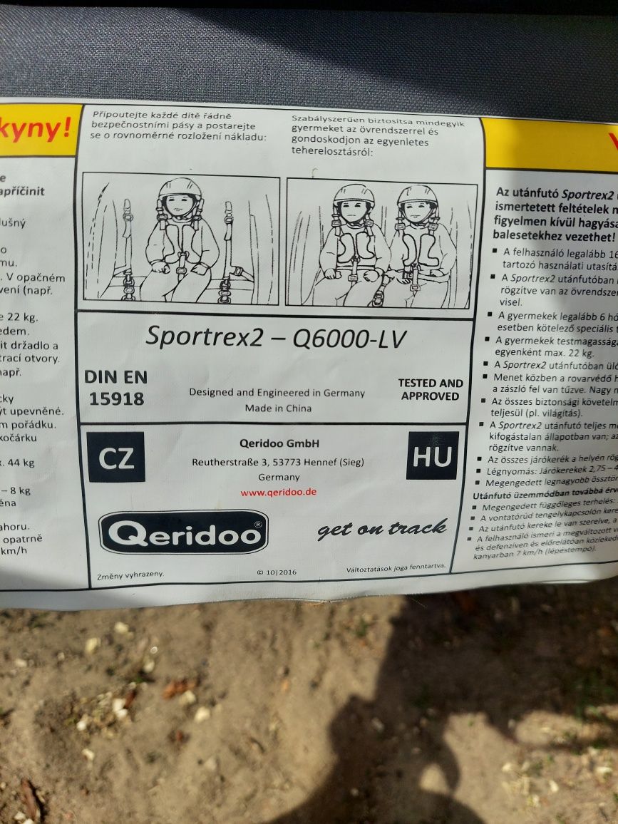 Przyczepka Qeridoo Sportrex 2