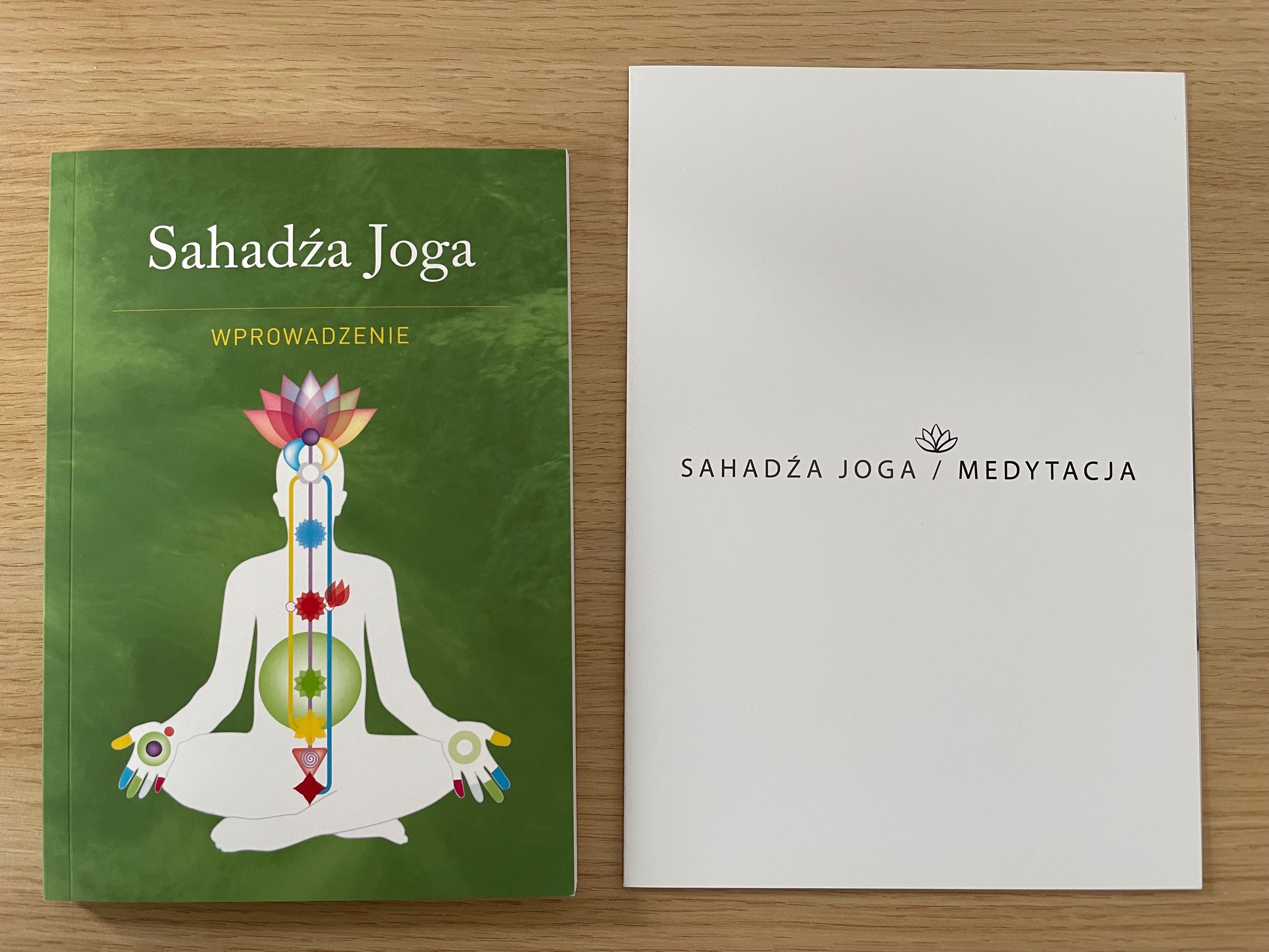 Książka Sahadźa Joga kundalini czakry medytacja + karta do medytacji